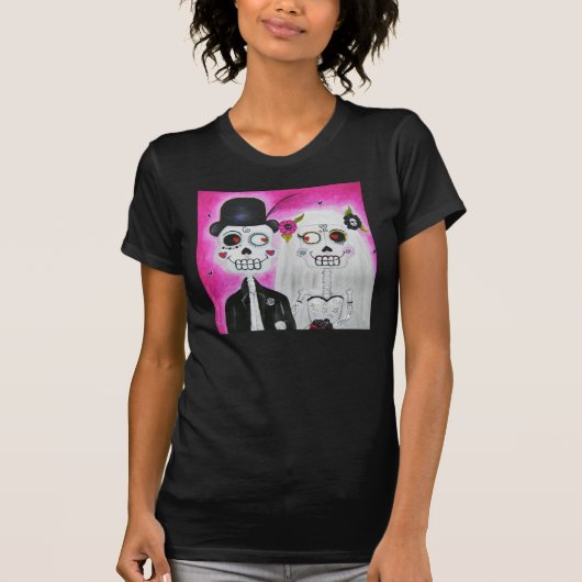 Los Novios Calaca T-shirt (Voorkant)
