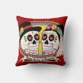 Los Novios (Engels) Pillow Kussen (Achterkant)