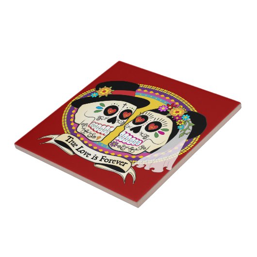 Los Novios (Engels) Tegel Tegeltje (Zijkant)