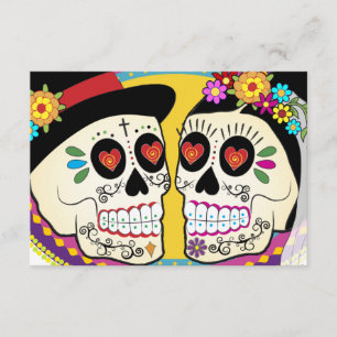 Los Novios RSVP-kaart RSVP Kaartje