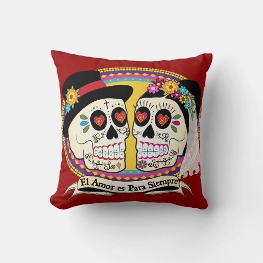 Los Novios (Spaans) Pillow Kussen (Voorkant)