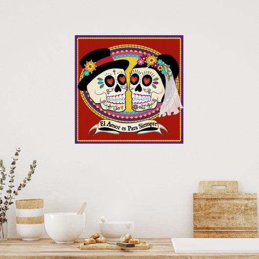 Los Novios (Spaans) Poster/Afdruk Poster (Keuken)