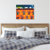 Los Olivos en el Invierno 2010 Canvas Afdruk (Insitu (Slaapkamer))