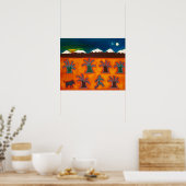 Los Olivos en el Invierno 2010 Poster (Keuken)