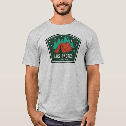 Los Padres National Forest California Camping T-shirt (Voorkant)