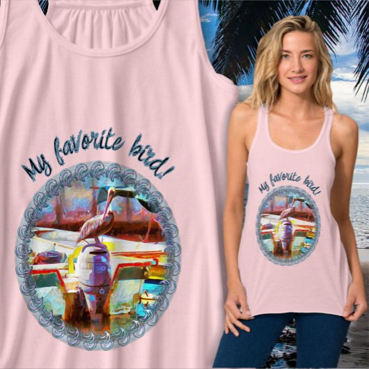 Los Peines Pelican Favorite Bird 0463 Tanktop