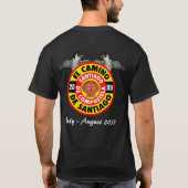 Los Peregrinos del Camino de Santiago T-shirt (Achterkant)