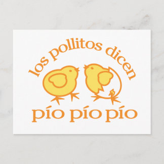 Los Pollitos Dicen... Briefkaart