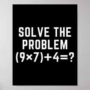 Los Probleem 67 Meme Zes Zeven Wiskunde Docent E Poster