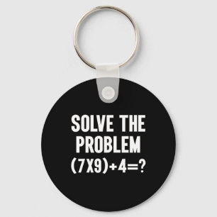 Los Probleem 67 Six Seven Grappige Wiskundeleraar  Sleutelhanger