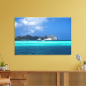 Los Roques-eilanden, Venezuela Canvas Afdruk (Insitu (Woonkamer))