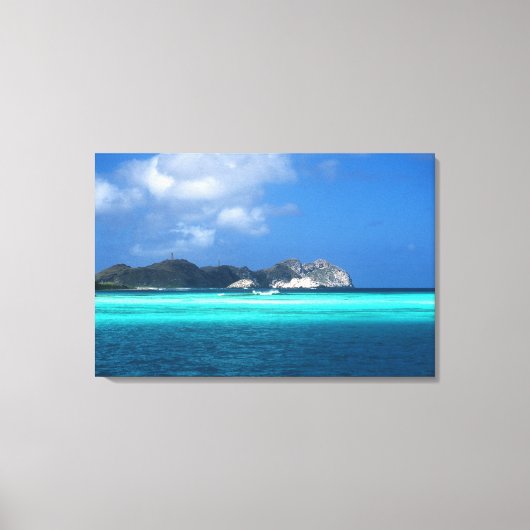 Los Roques-eilanden, Venezuela Canvas Afdruk (Voorkant)