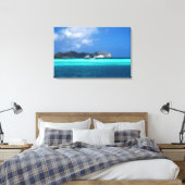 Los Roques-eilanden, Venezuela Canvas Afdruk (Insitu (Slaapkamer))