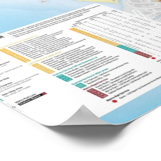 Los Santos Bus Map Poster (Hoek)