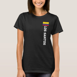 Los Santos Colombia voor Colombiaanse Mannen, vrou T-shirt