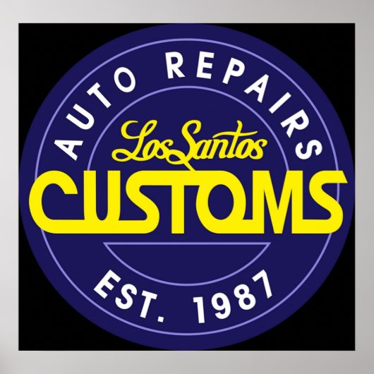 Los Santos Customs Poster (Voorkant)