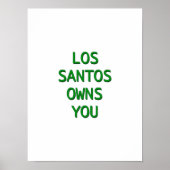 Los Santos heeft jou Poster (Voorkant)