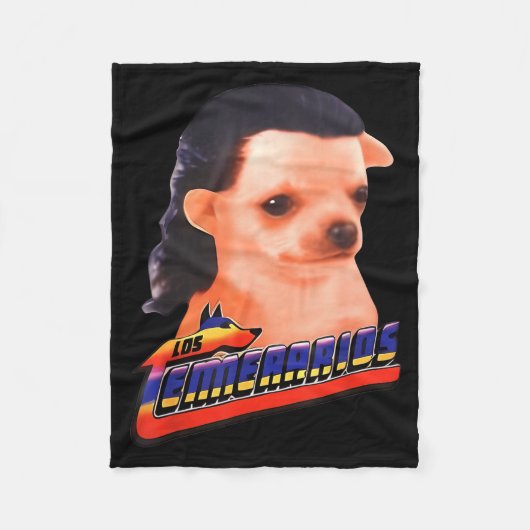 Los Temerarios Funny Dog Chihuahua  Fleece Deken (Voorkant)