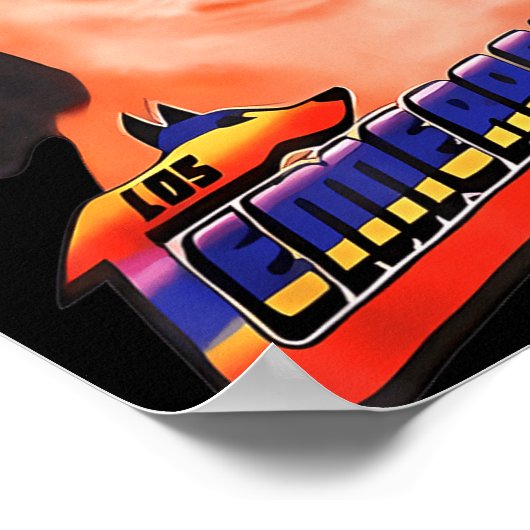 Los Temerarios Funny Dog Chihuahua  Poster (Hoek)