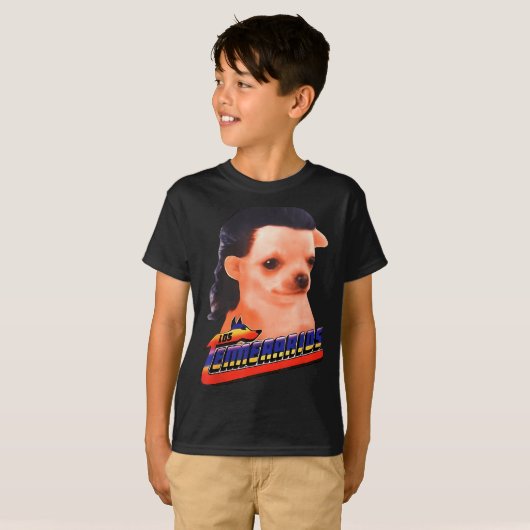 Los Temerarios Funny Dog Chihuahua  T-shirt (Voorkant volledig)