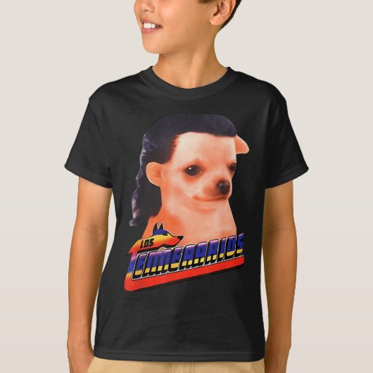 Los Temerarios Funny Dog Chihuahua  T-shirt (Voorkant)