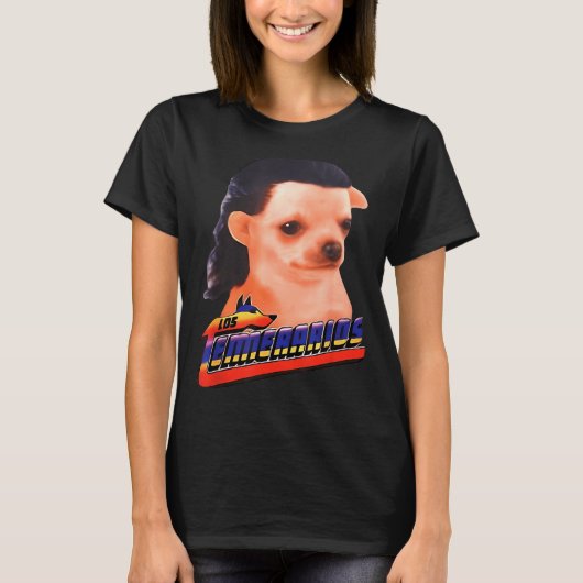 Los Temerarios Funny Dog Chihuahua  T-shirt (Voorkant)
