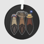 Los Tres Reyes Magos Boricua Ornament (achterkant)