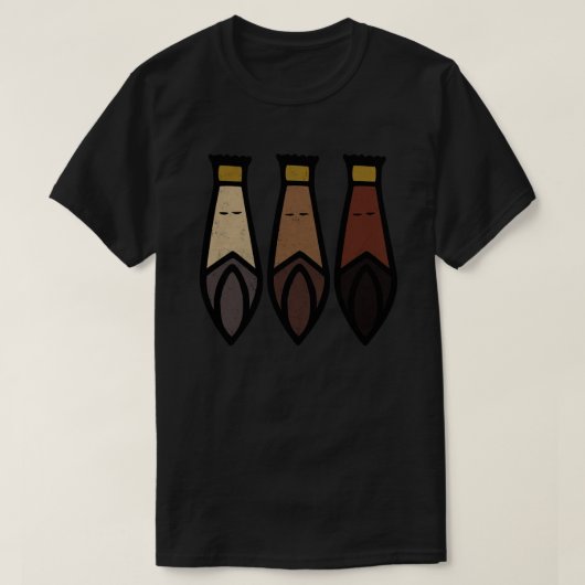 Los Tres Reyes Magos / Drie Mannen T-shirt (Design voorkant)