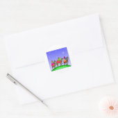 Los Tres Reyes Magos Siga Estrella Ronde Sticker (Envelop)