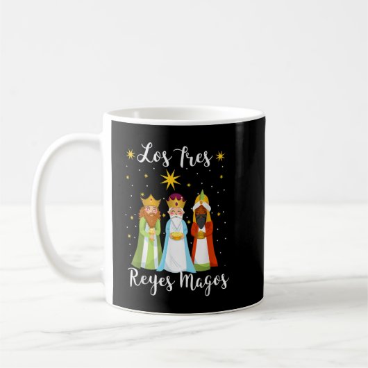 los tres reyes magos t-shirt epiphany dag drie wij koffiemok (Links)