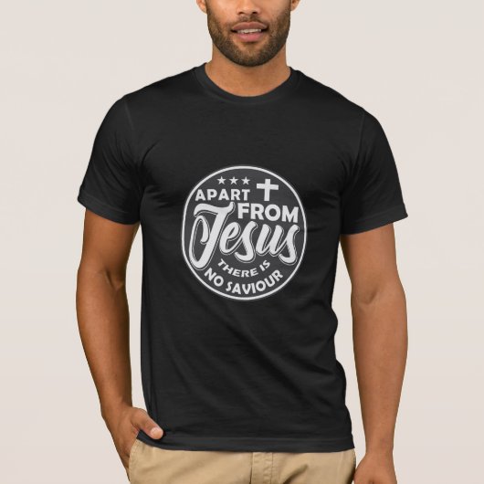LOS VAN DE HEER aangepaste Typografie t shirt des (Voorkant)