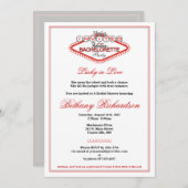 Los Vegas Bachelorette Party Invitation Kaart (Voorkant / Achterkant)