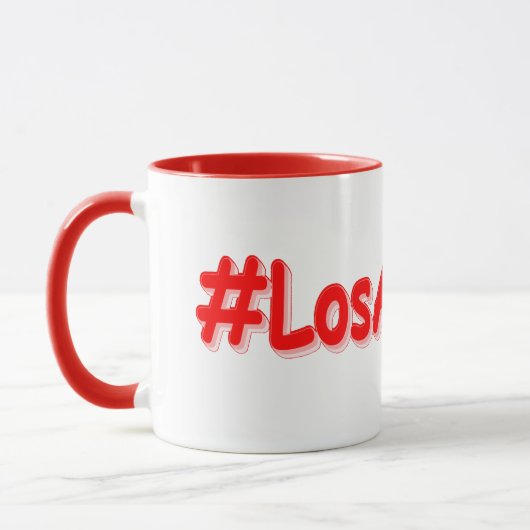 "#LosAngeles" Cute Design. Bestel nu Mok (Links)