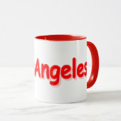 "#LosAngeles" Cute Design. Bestel nu Mok (Voorkant rechts)