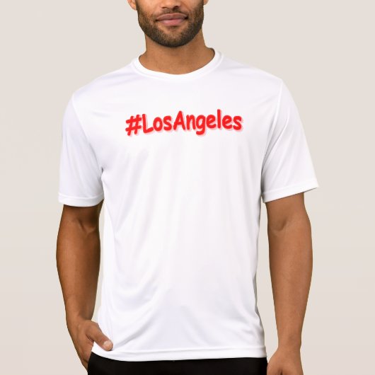 "#LosAngeles" Cute Design. Bestel nu T-shirt (Voorkant)