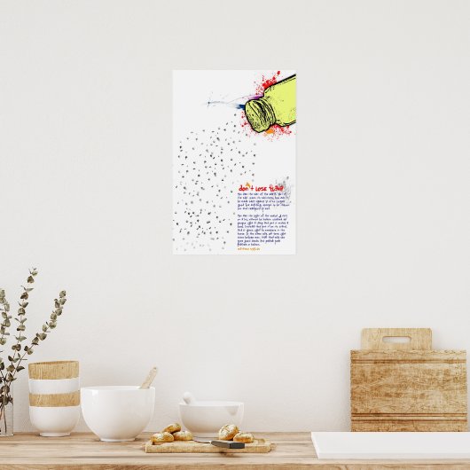 Lose Flava niet Poster (Keuken)