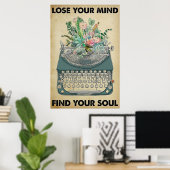 Lose your Mind Vind je Soul Poster (Thuiskantoor)