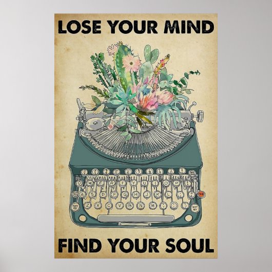 Lose your Mind Vind je Soul Poster (Voorkant)