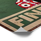 Lose your Mind Vind je Soul vintage Poster (Hoek)