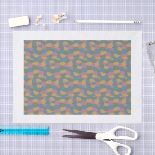 Losenge camouflage tissuepapier (Craft)