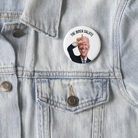 Loser Biden Ronde Button 5,7 Cm (In situ)