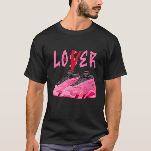 Loser Drip Schoenen Sneaker Match 14 Schokkend Roz T-shirt (Voorkant)