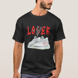 Loser Drip Schoenen Sneaker Match 350 V2 Blauwe Ti T-shirt