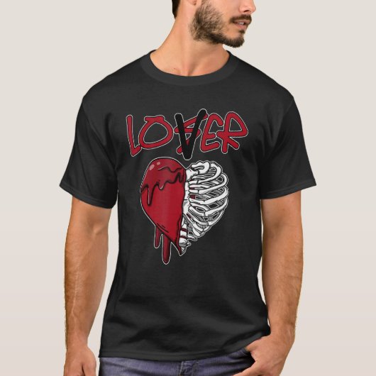 Loser  Dripping Heart Heritage 1s Matching T-shirt (Voorkant)