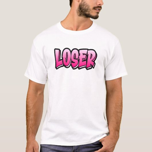 Loser Graffiti Style That Says Loser 1 T-shirt (Voorkant)