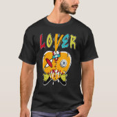 Loser Heart Dripping SB Dunk voor Skate Matching T-shirt (Voorkant)