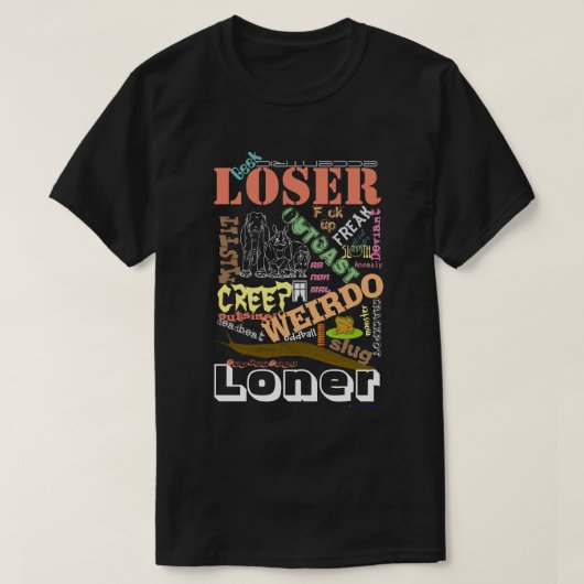 Loser (i) t-shirt (Design voorkant)