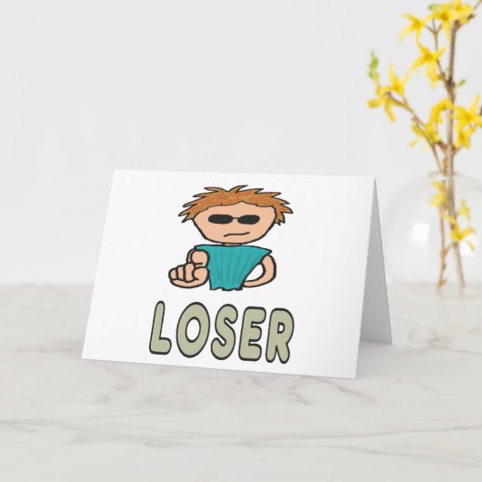 Loser Kaart (Gele Bloem)