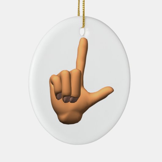 Loser Keramisch Ornament (Rechts)