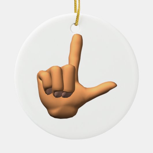 Loser Keramisch Ornament (Voorkant)